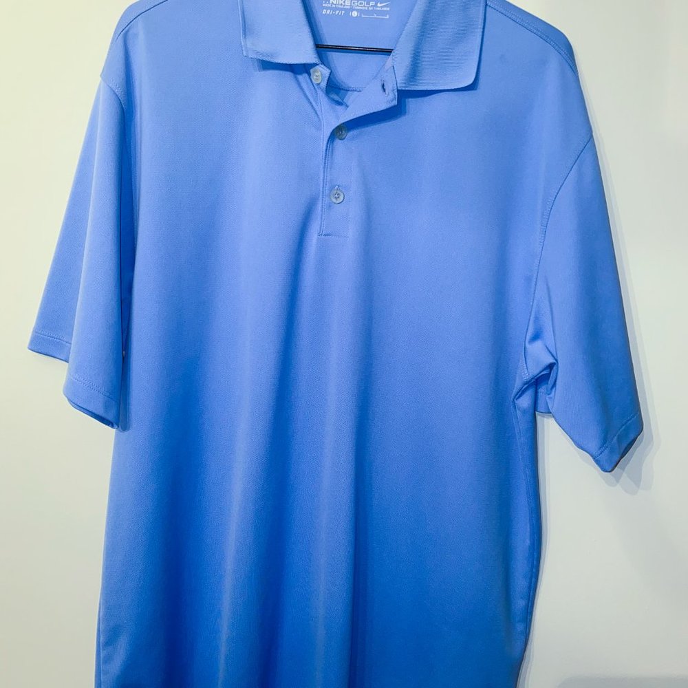 Nike Golf Tour Performance Dri-Fit Light Blue polo